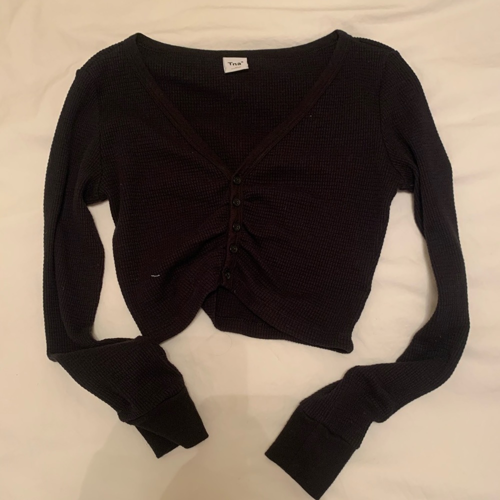 Ribbed Button Up Shirt